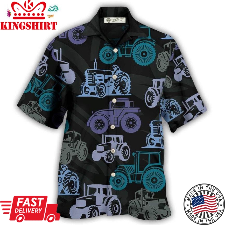 Tractor Farm Basic Farmer Hawaiian Shirt