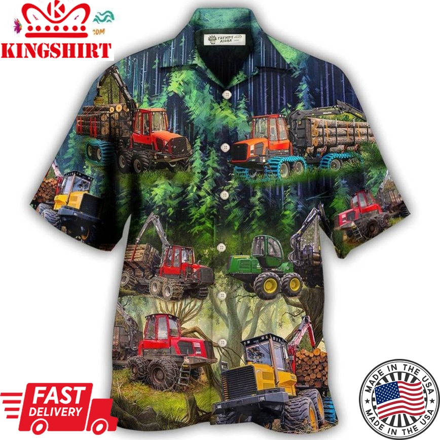 Tractor The Woods Are Calling And I Must Go Style Hawaiian Shirt