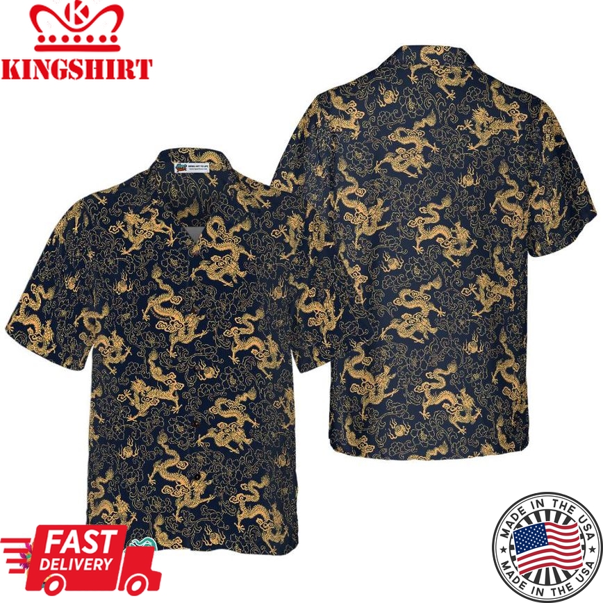 Traditional Chinese Dragon Hawaiian Shirt