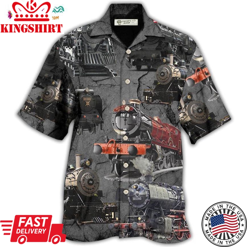 Train Cool Style Hawaiian Shirt