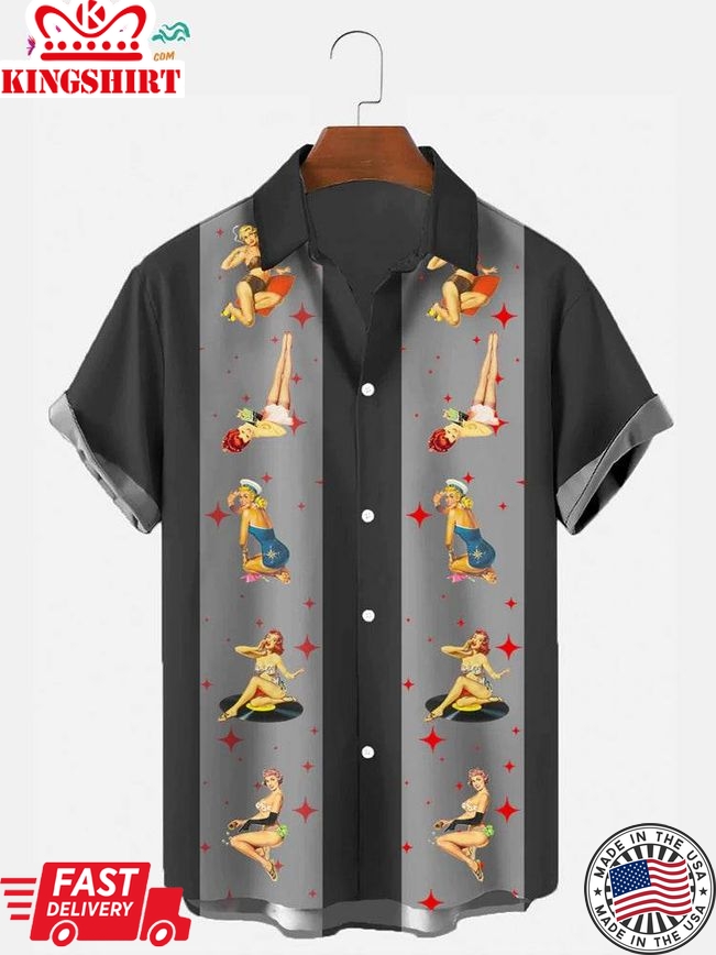 Trending Hawaiian Shirts Geometric Shirts & Tops