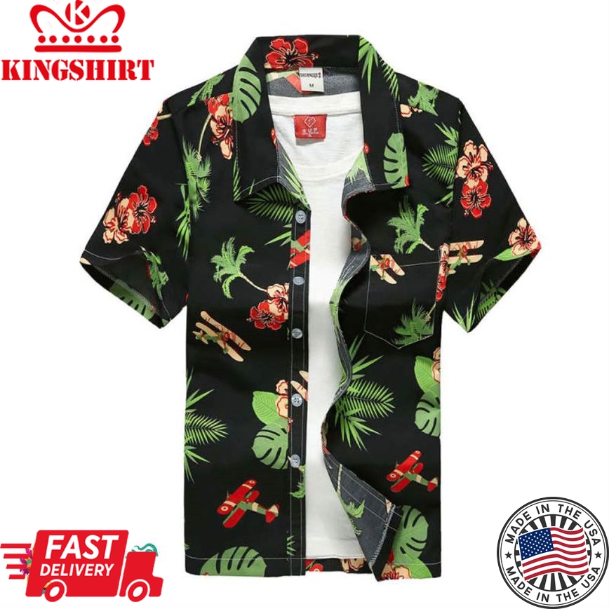 Trending Hawaiian Shirts Hawaiian Shirts Flowers Design Aloha Beach Shirts For Men