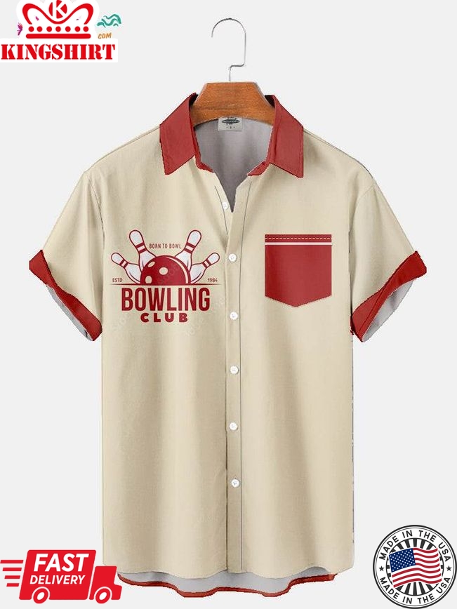 Trending Hawaiian Shirts Men's Bowling Printed Shirt