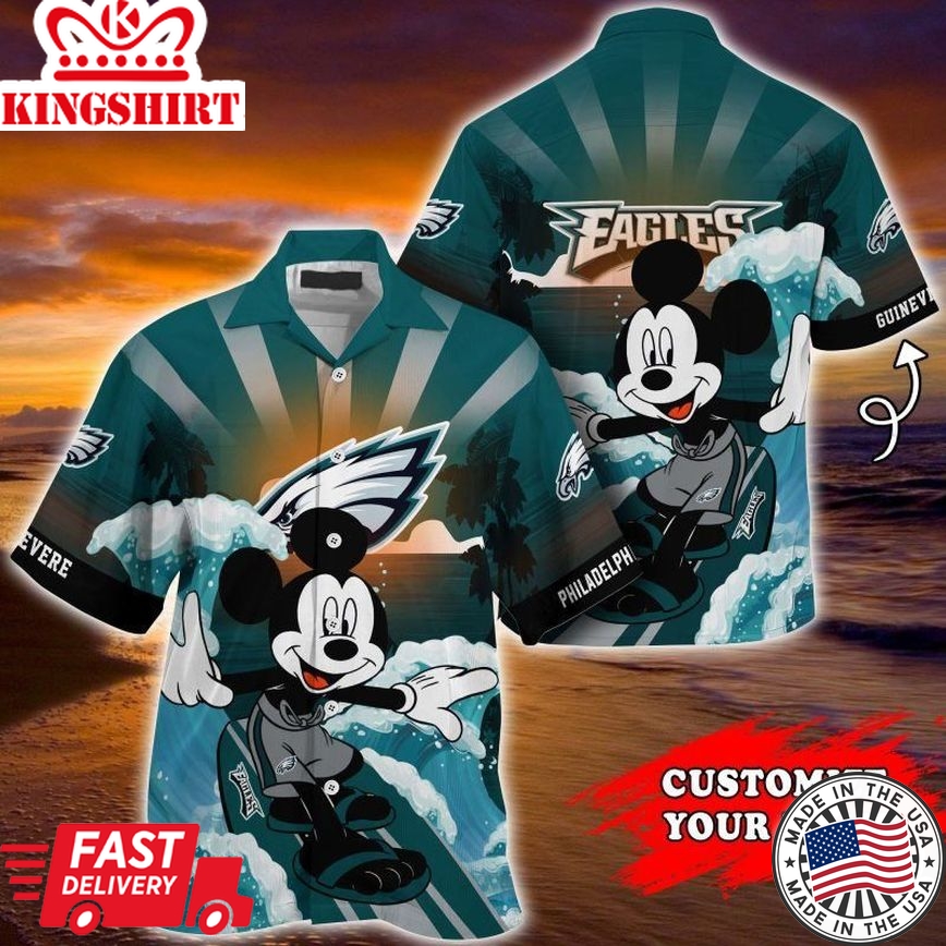 Trending Style Philadelphia Eagles NFL Summer Customized Hawaiian Shirt: Stand Out from the Crowd