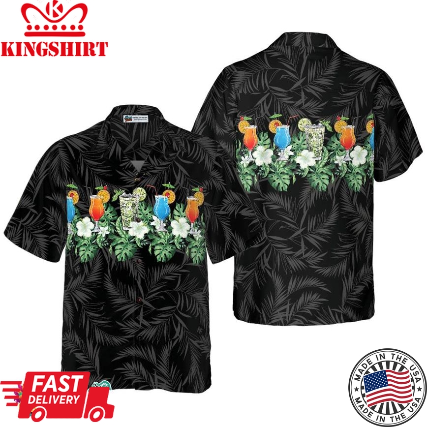 Tropical Aloha Bartender Shirt For Men Hawaiian Shirt