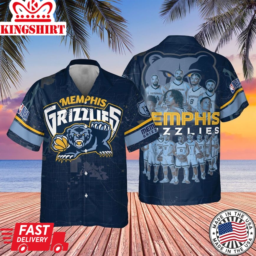 Tropical Bliss Shirt Authentic Memphis Grizzlies Edition