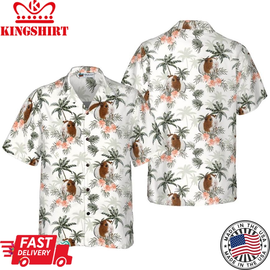 Tropical Guinea Pig Shirt For Men Hawaiian Shirt