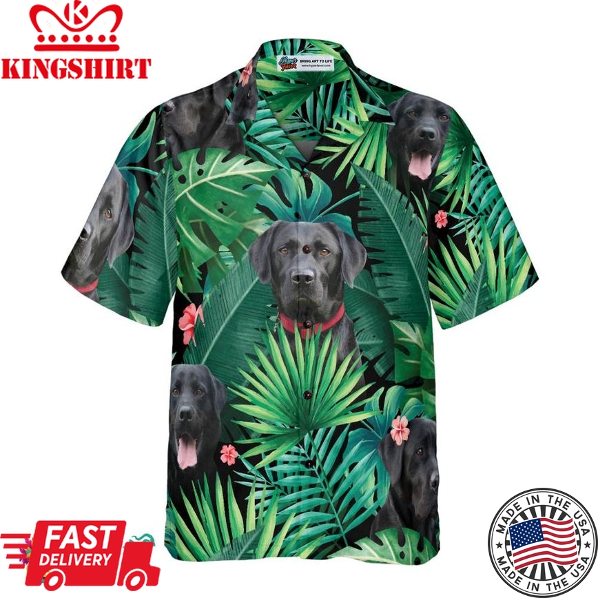 Tropical Labrador Hawaiian Shirt