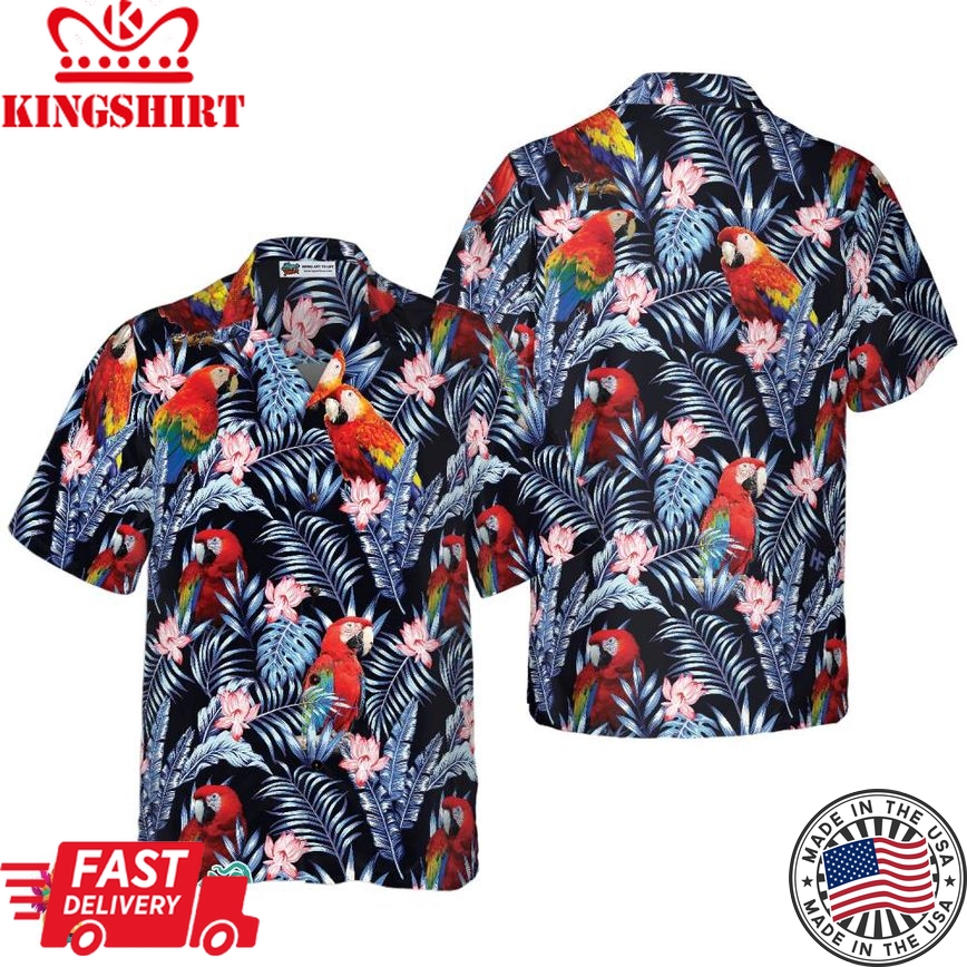 Tropical Parrot Hawaiian Shirt