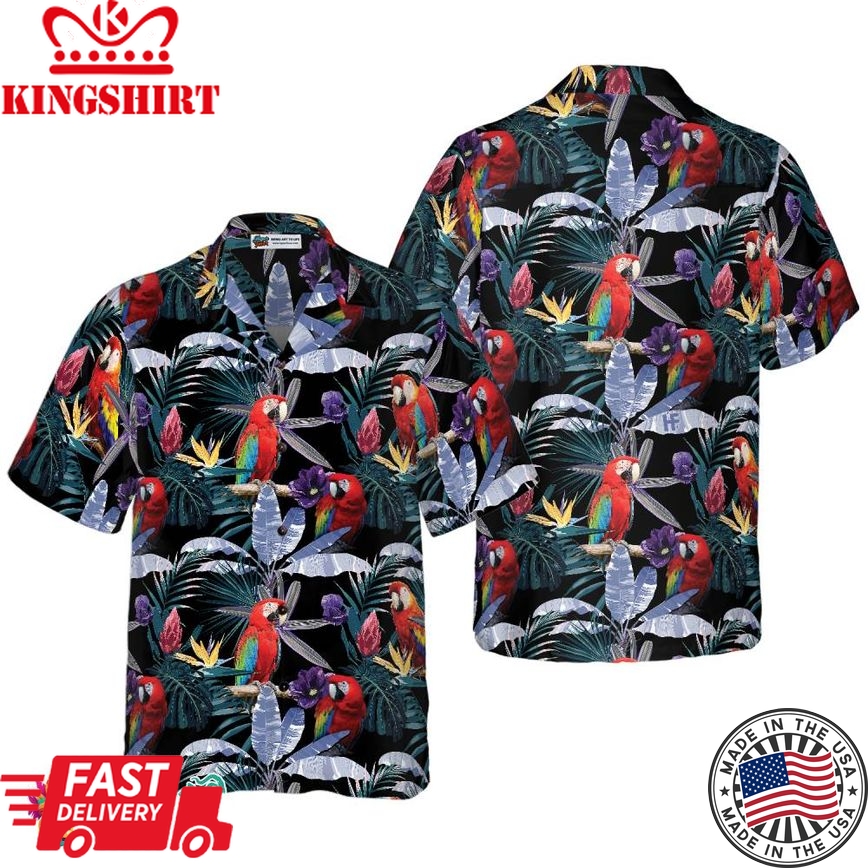 Tropical Parrot V1 Hawaiian Shirt