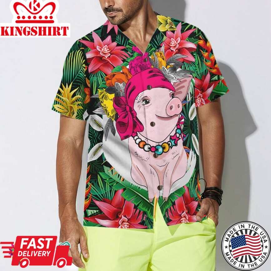 Tropical Pig Hawaiian Shirt