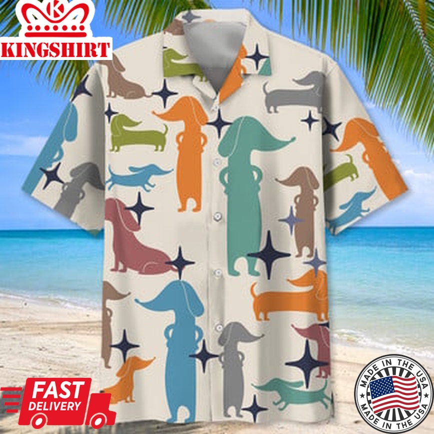 Tropical Sunset Trendy Hawaiian Shirt: Sunset Bliss in Paradise