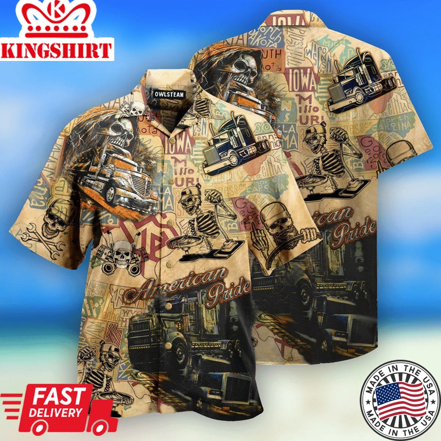 Trucks Amazing American Pride Limited Edition Hawaiian Shirt