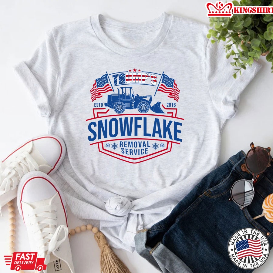 Trump's Snowflake Removal Service Donald Trump T-Shirt