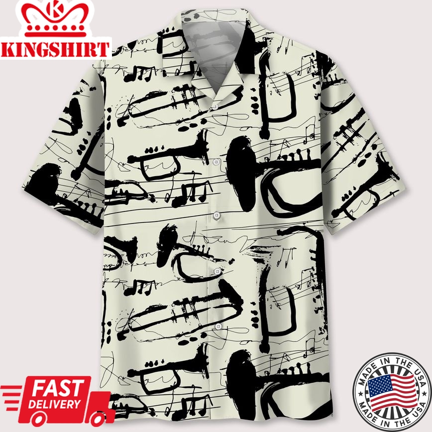 Trumpet Trendy Hawaiian Shirt