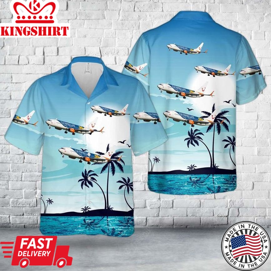 Tui (Sunwing Airlines) Boeing 737-8Hx Trendy Hawaiian Shirt