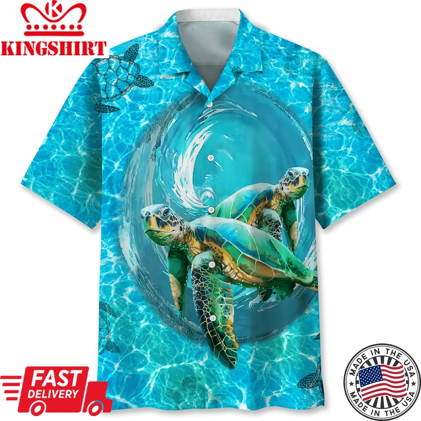 Turtle Beach Trendy Hawaiian Shirt