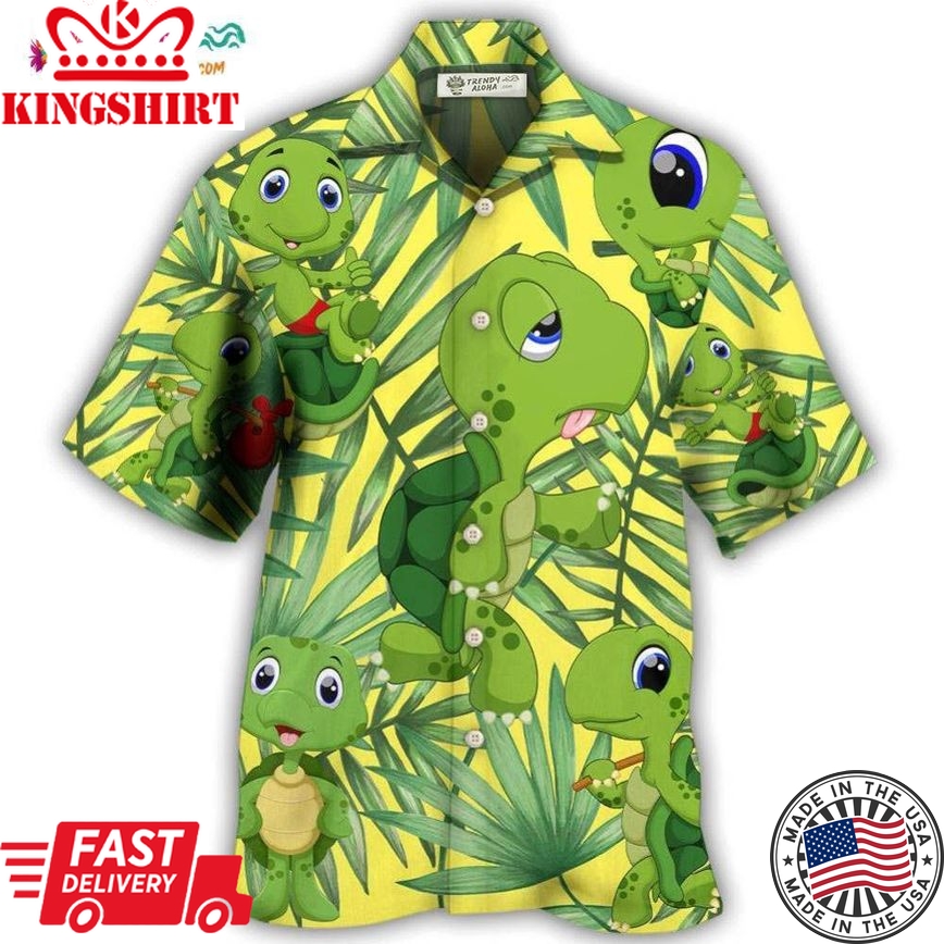 Turtle I Am A Slow Runner Hawaiian Shirt