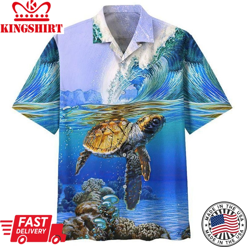 Turtle Trendy Hawaiian Shirt