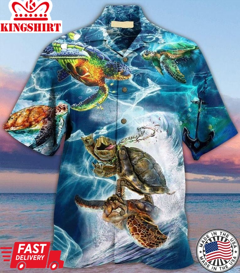 Turtle Trendy Hawaiian Shirt