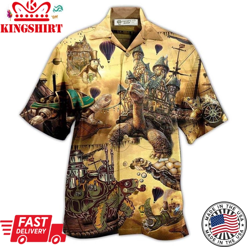 Turtle Vintage House Hawaiian Shirt