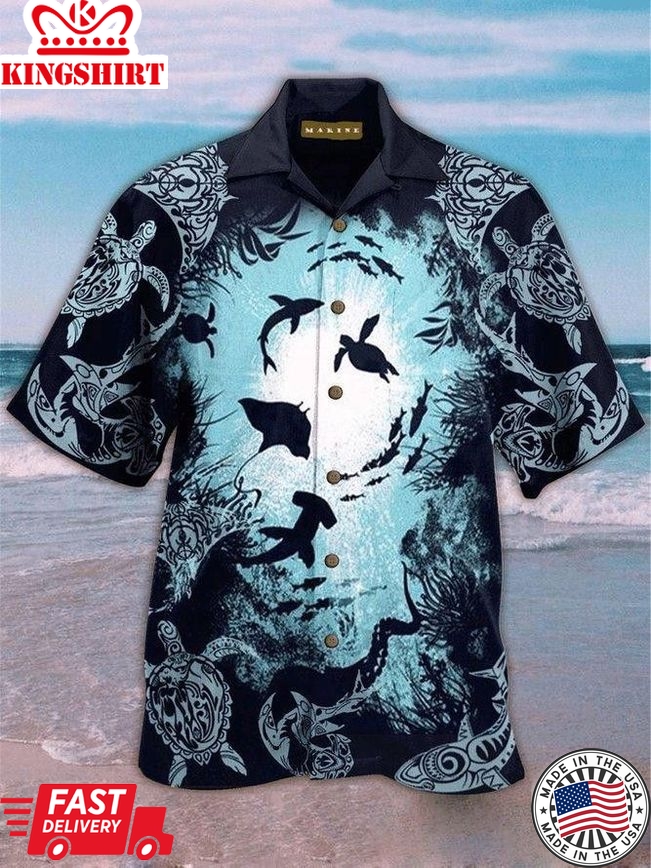 Turtles Trendy Hawaiian Shirt