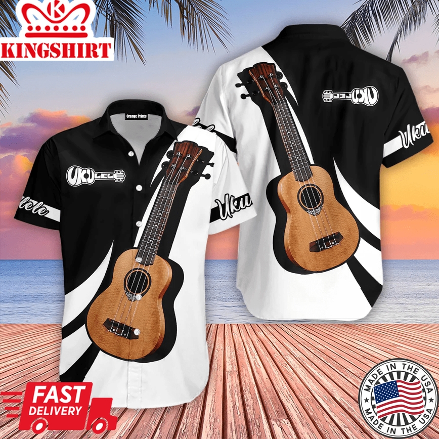 Ukulele Music Trendy Hawaiian Shirt For