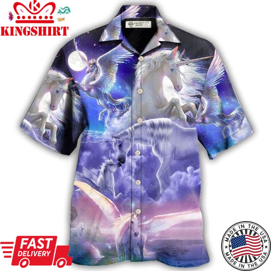 Unicorn Such A Fantasy Unicorn Hawaiian Shirt