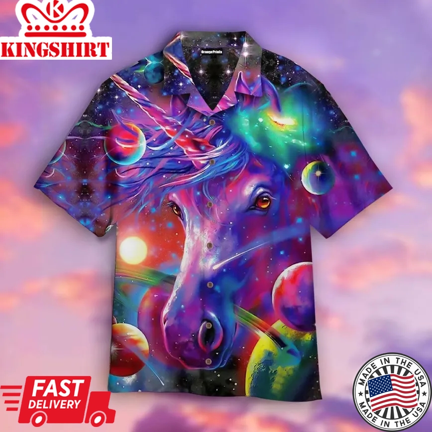 Unicorn Trendy Hawaiian Shirt For