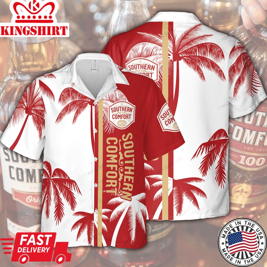 Unique Patterned Southern Comfort Aloha Shirt