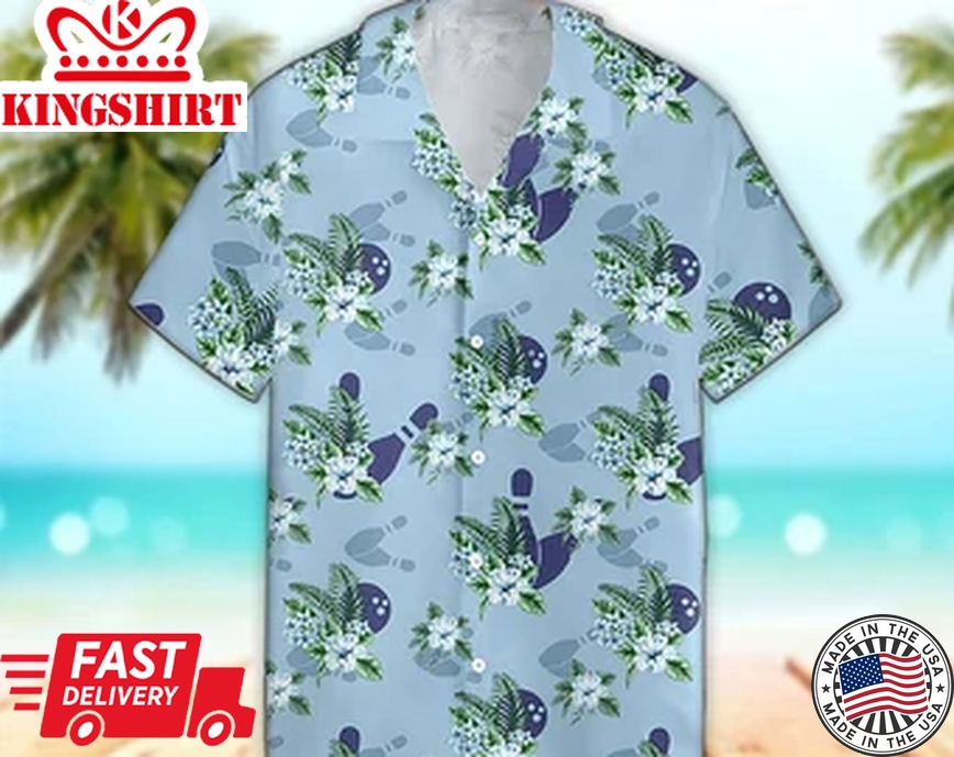 Unisex Bowling Trendy Hawaiian Shirt Bowling Shirt For Bowling Tropical Trendy Hawaiian Shirt, Aloha Trendy Hawaiian Shirt Short Sleeve Hawaiian