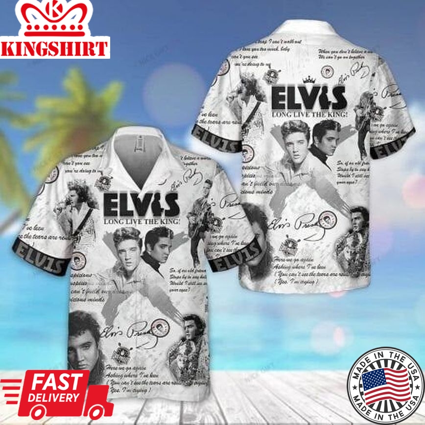 Unveil the Magic of Elvis on Hawaiian 3D Material