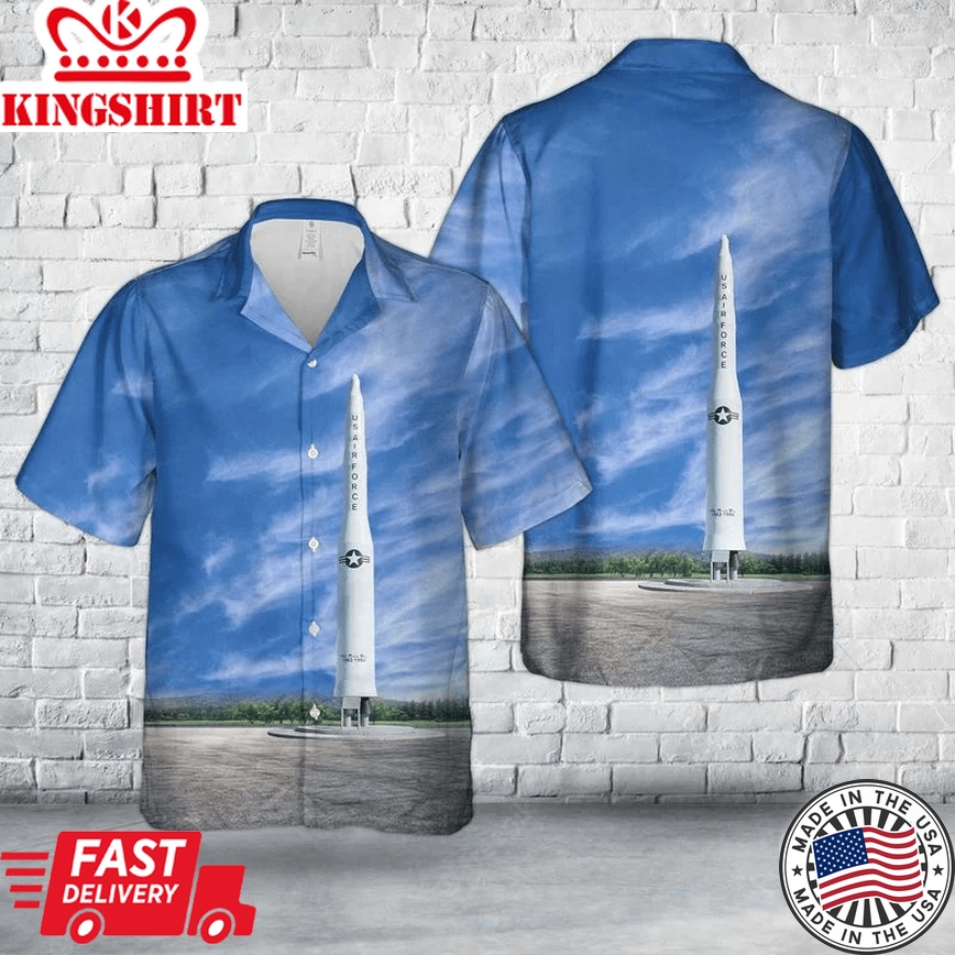 Us Air Force Boeing Lgm-30 Minuteman Ii Icbm Trendy Hawaiian Shirt