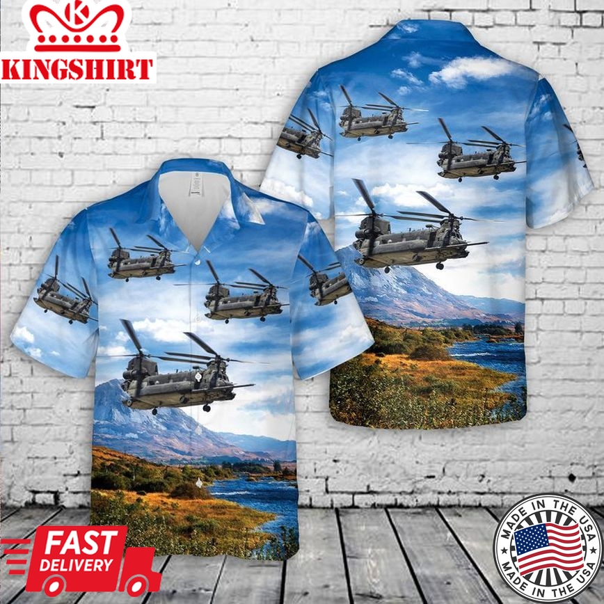 Us Army 160Th Soar Mh-47G Chinook Trendy Hawaiian Shirt