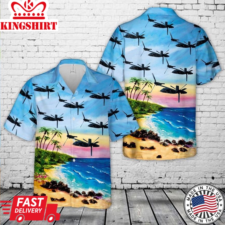 Us Army Bell V-280 Valor Trendy Hawaiian Shirt