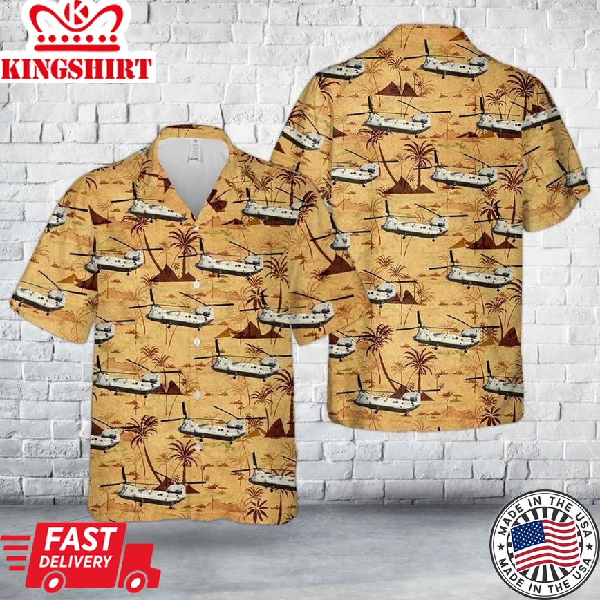 Us Army Boeing CH-47 Chinook Trendy Hawaiian Shirt: Army Strong Style