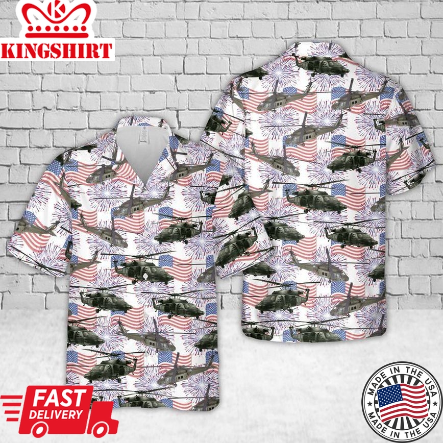 Us Army Boeing CH-47F Chinook (414) Trendy Hawaiian Shirt: Flying Powerhouse