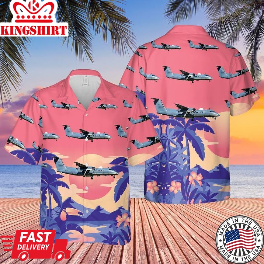 Us Army Bombardier Ro-6A Trendy Hawaiian Shirt