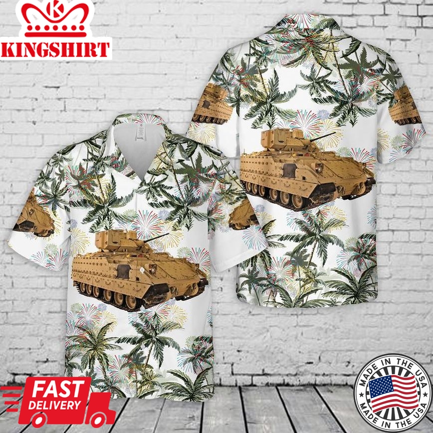 Us Army M2A3 Bradley 4Th Of July Trendy Hawaiian Shirt