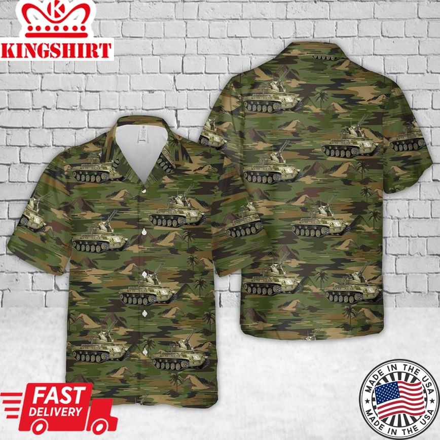 Us Army M42 Duster Trendy Hawaiian Shirt