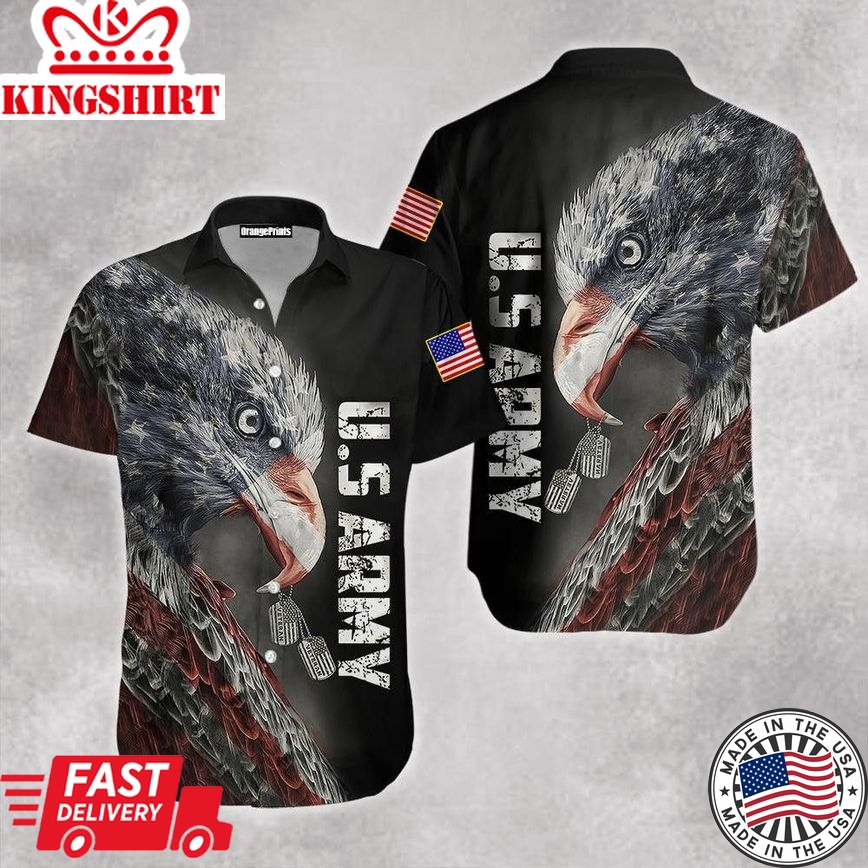 Us Army Veteran Trendy Hawaiian Shirt