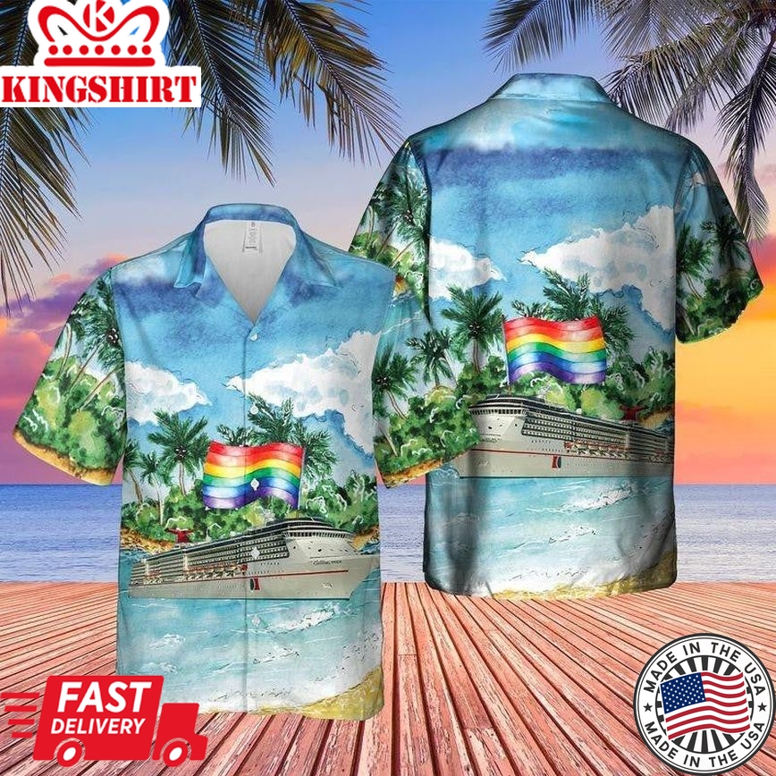 Us Cruise Happy Lgbt Pride Month Aloha Hawaiian Shirts For Men & For Women |