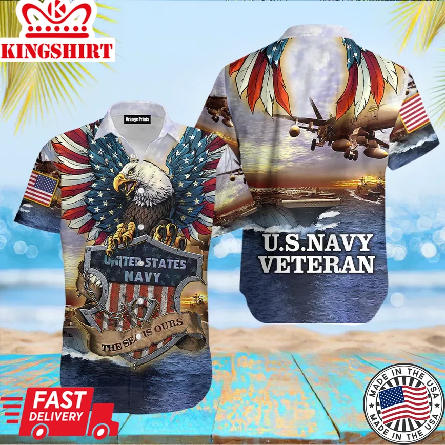 Us Navy Veteran Trendy Hawaiian Shirt