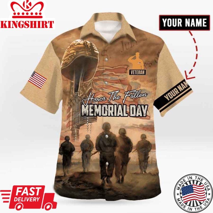 Us Veteran Memorial Trendy Hawaiian Shirt, Veteran Hawaii Shirt