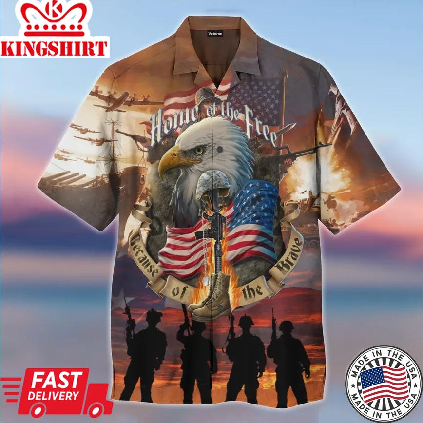 Us Veteran Trendy Hawaiian Shirt