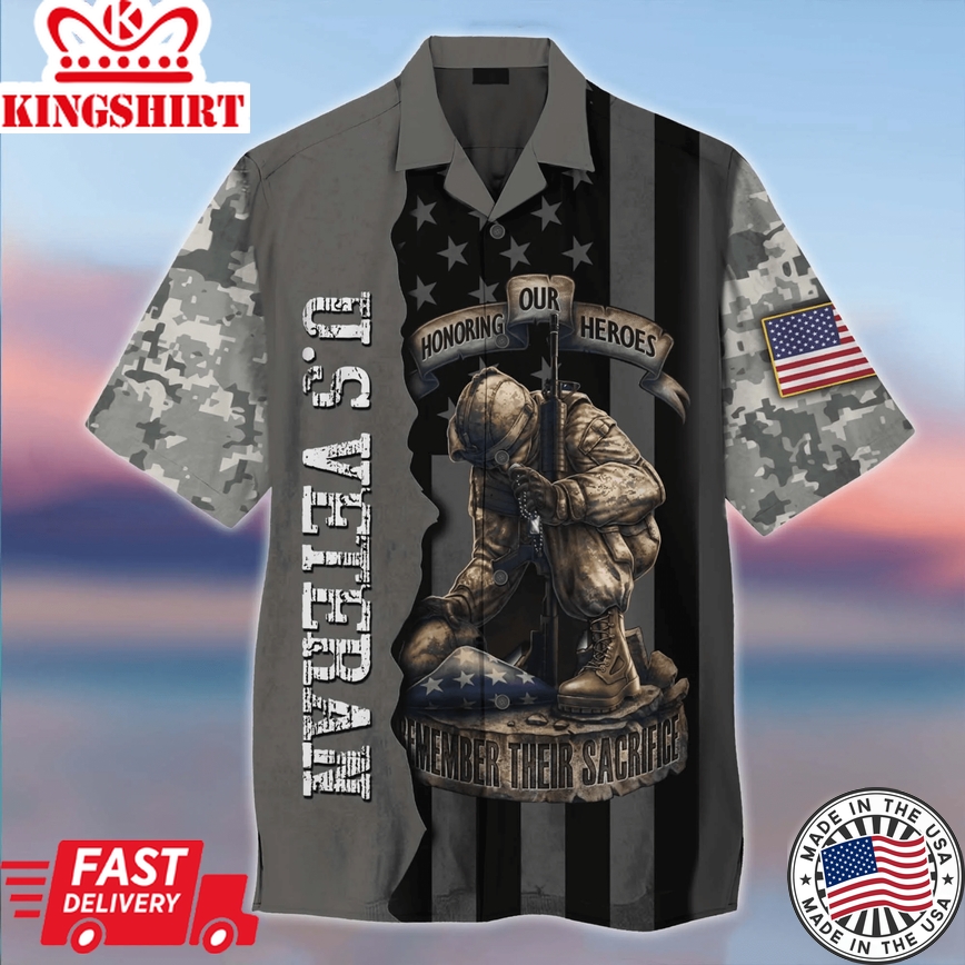 Us Veteran Trendy Hawaiian Shirt