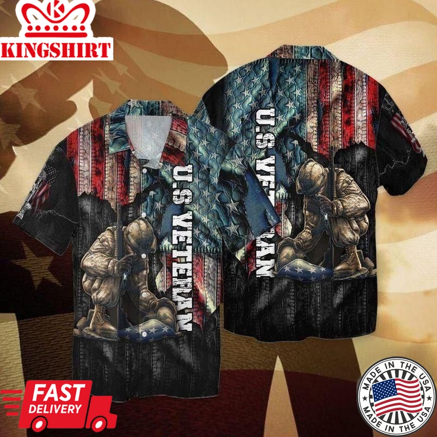 Us Veteran Trendy Hawaiian Shirt