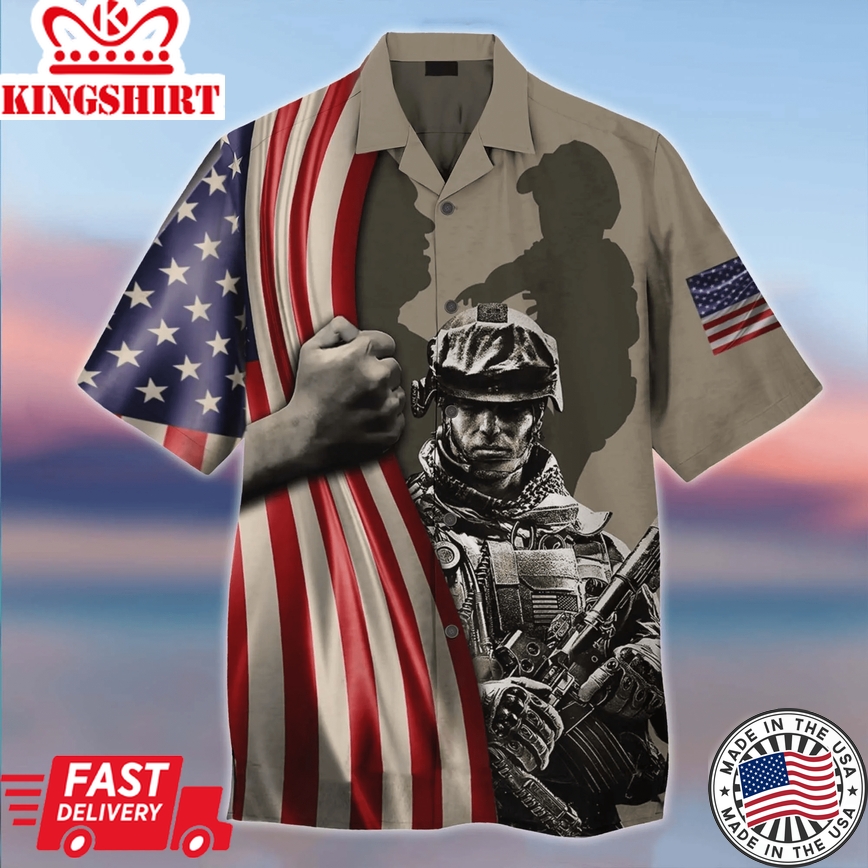 Us Veteran Trendy Hawaiian Shirt