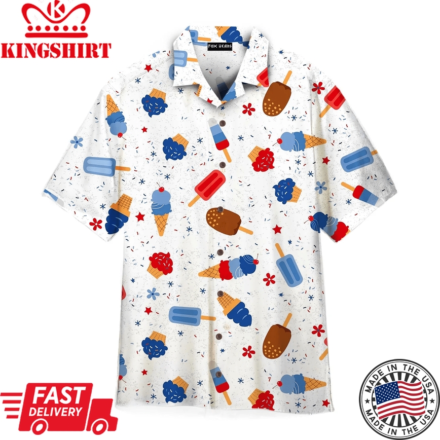 Usa Ice Cream This Is My Life Aloha Trendy Hawaiian Shirts