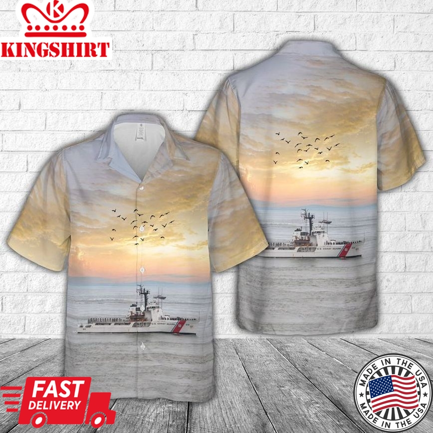 Uscgc Active Wmec-618 Trendy Hawaiian Shirt